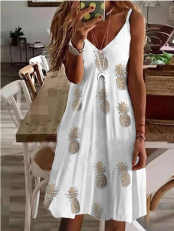 Levoire | Robe Féminine Élégante Ananas