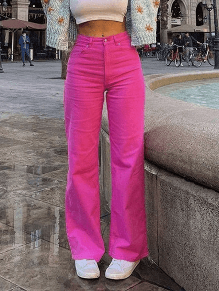 Levoire | Rosa Jean Boyfriend Décontracté Loose Rosa