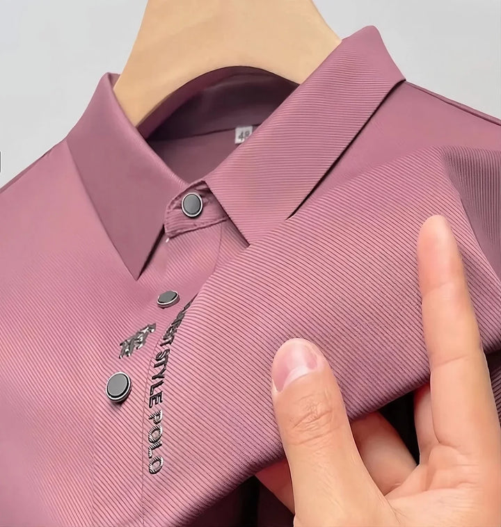 Levoire | Polos Musculaires Sans Plis Mauve