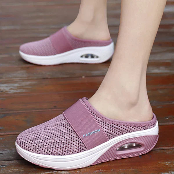 Levoire | Chaussures Compensées À Enfiler Orthopédiques Pour Femmes Rosa