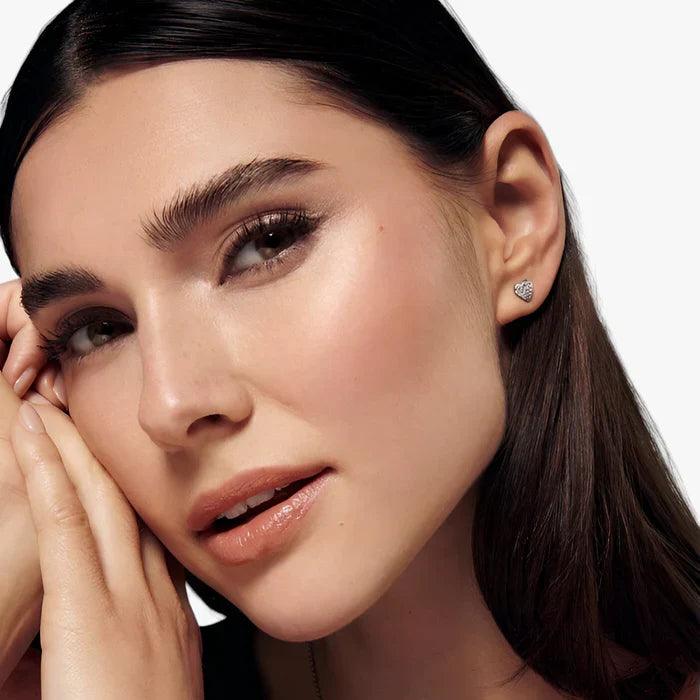 Levoire | Boucles D'Oreilles En Cristal Élégant En Forme De Cœur
