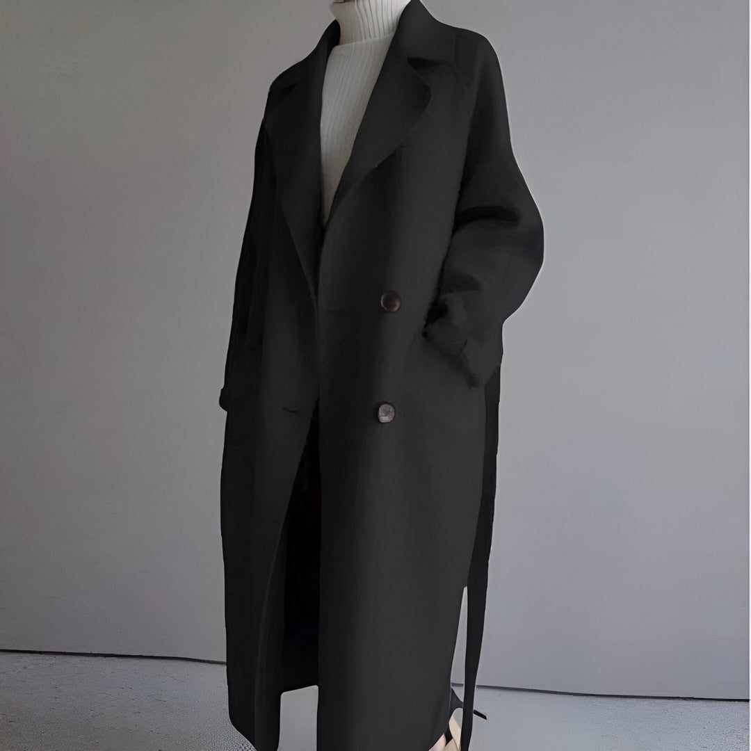 Levoire | Veste élégante plus longue Noir
