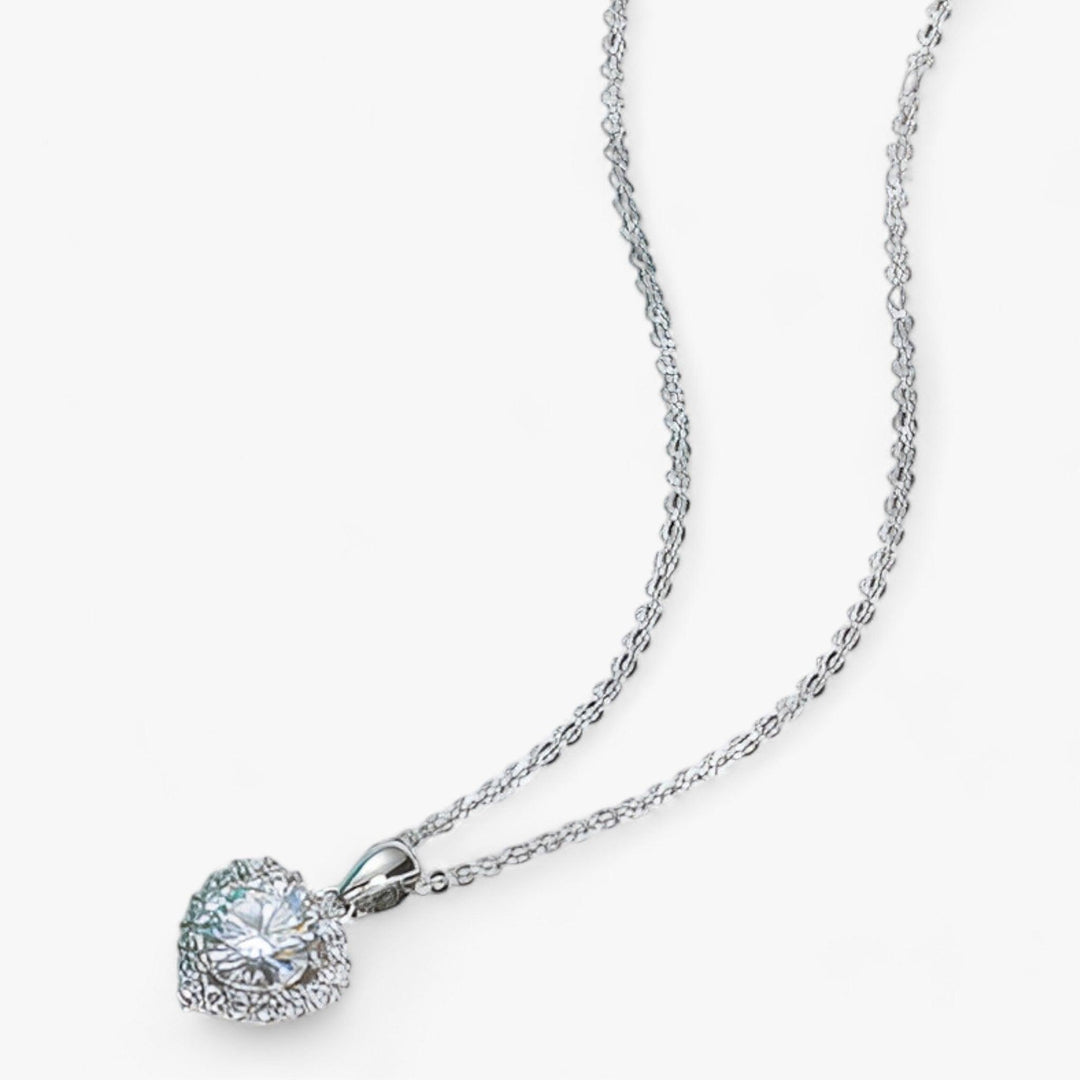 Levoire | Pendentif En Forme De Cœur Collier Connexion Éternelle