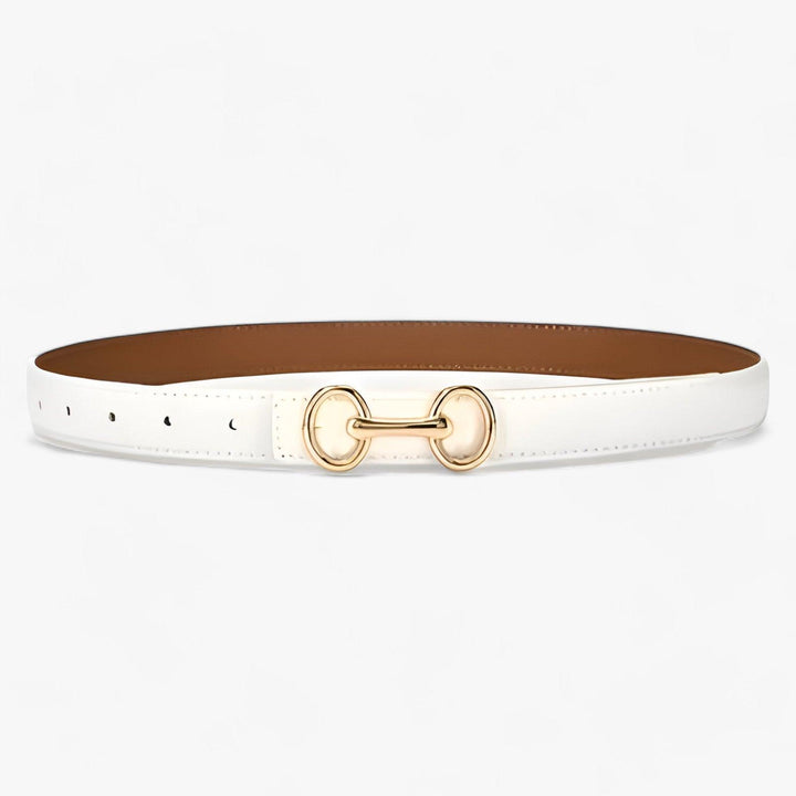 Levoire | Ceinture Multifonctionnelle Avec Boucle Tendance Blanc Longueur de la robe: 105 cm