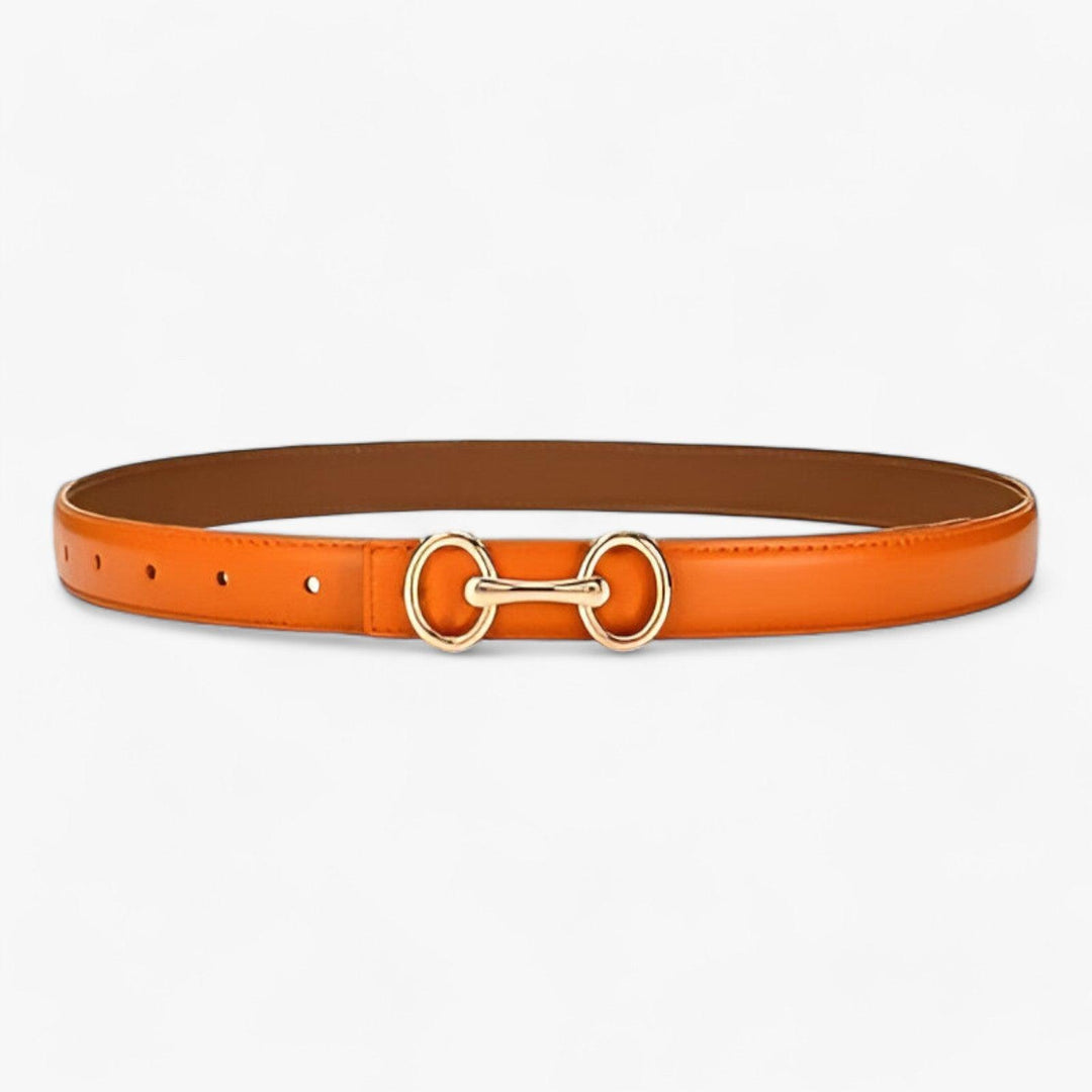 Levoire | Ceinture polyvalente avec une belle boucle Orange Longueur de la Vöiten : 105cm