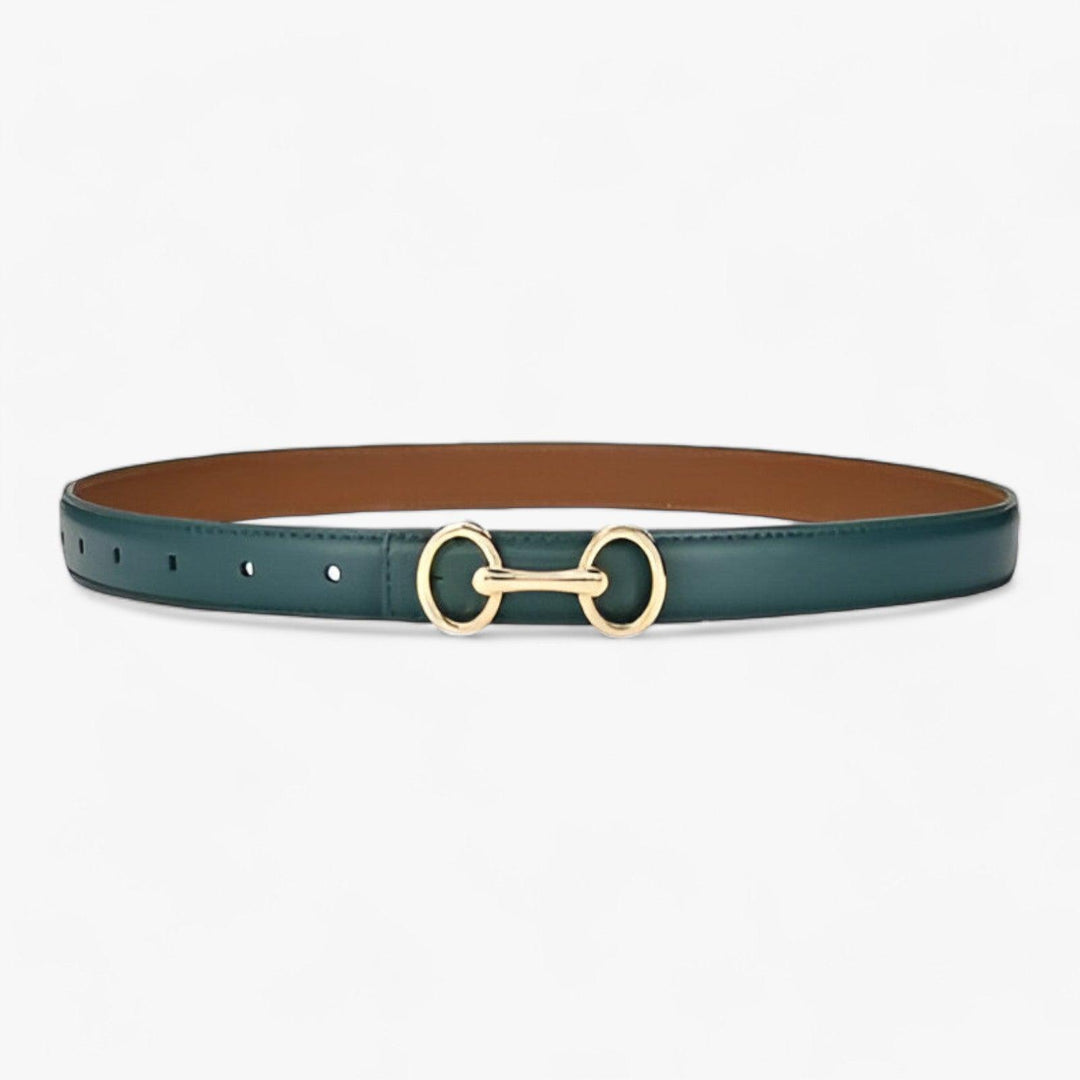 Levoire | Ceinture polyvalente avec une belle boucle Vert Longueur de la Vöiten : 105cm