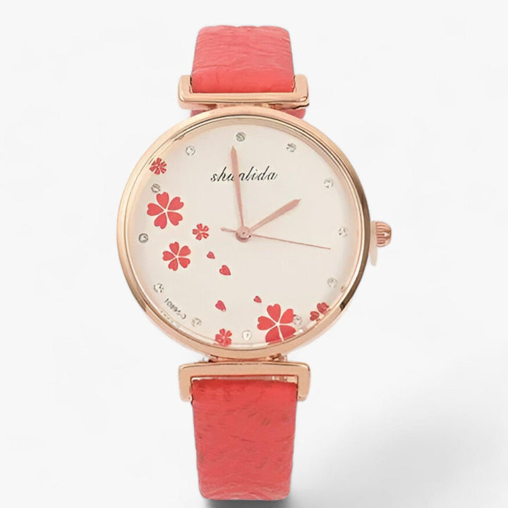 Levoire | Ruban Rond Vin Récolte Fleurs Montre Rot