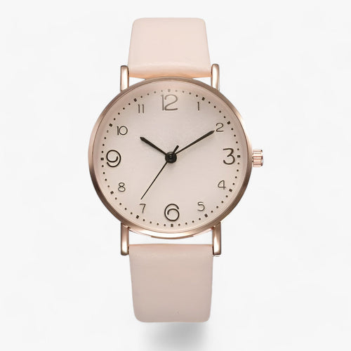 Levoire | Montre Ronde Avec Bracelet En Cuir