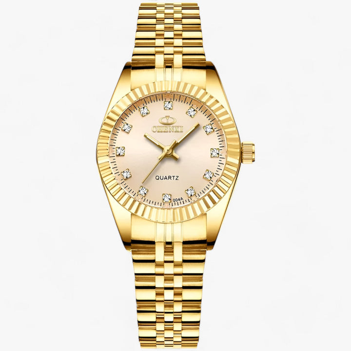 Levoire | Montres Rondes En Or En Acier Inoxydable Rosee Or
