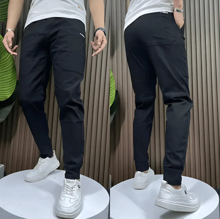 Levoire | Pantalon Premium Stretch Cargo Noir