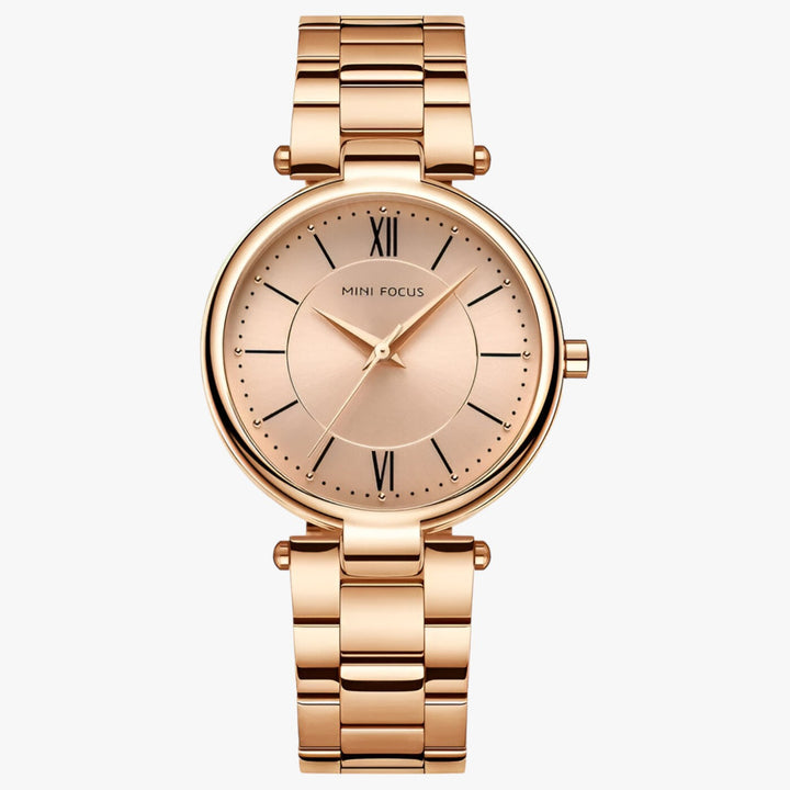 Levoire | Montre À Quartz Pour Femmes Rst Et Cadran Minimaliste Rosa