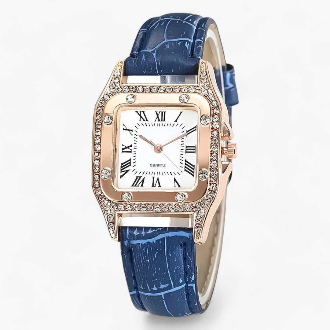Levoire | Montre Quartz Cuir Tableau Bleu