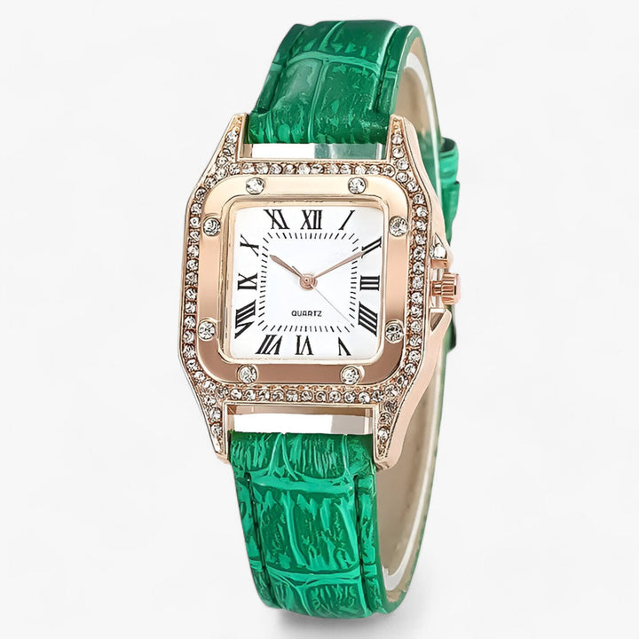 Levoire | Montre Quartz Cuir Tableau Vert