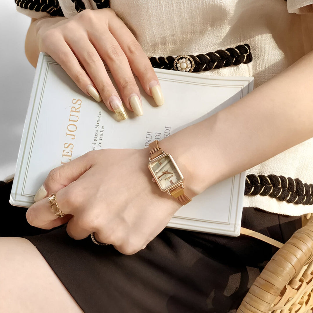 Levoire | Montre Carrée Élégante Avec Bracelet Magnétique