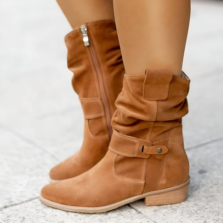 Levoire | Bottes Élegantes Femmes À Talons Bas