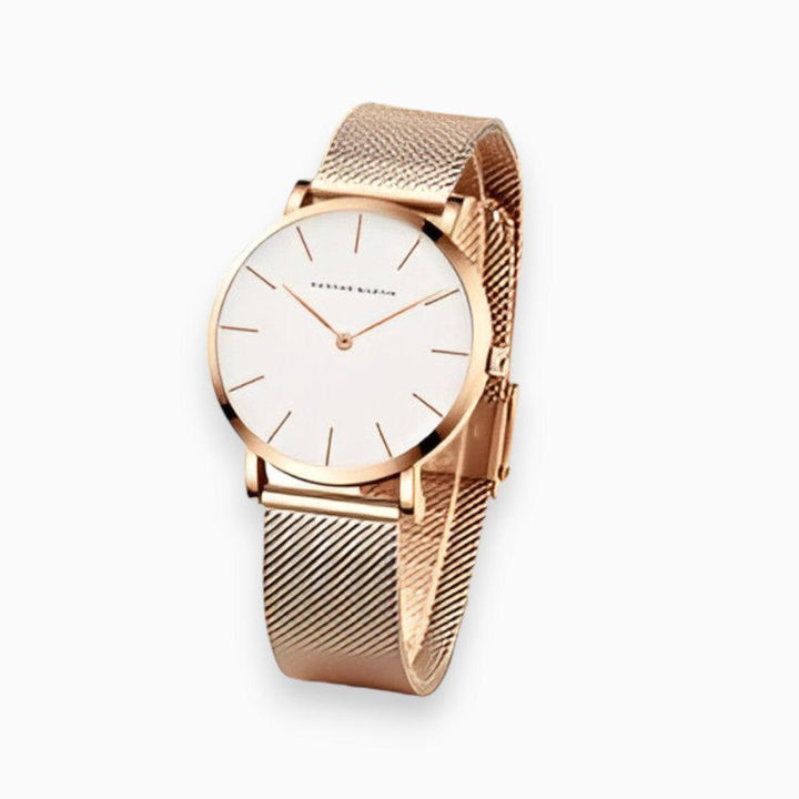 Levoire | Montre Élégante Avec Bracelet En Acier Inoxydable Roos & Or