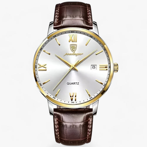 Levoire | Montre À Quartz Avec Bracelet En Cuir Et Design Élégant