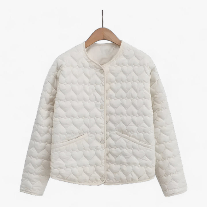Levoire | Rennon Veste À Manches Longues Avec Col Rond Et Boutons Blanc