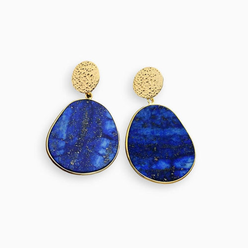 Levoire | Boucles D'Oreilles Lapis Élégantes