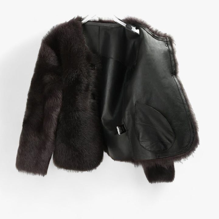 Levoire | Veste en fausse fourrure chaude à manches longues