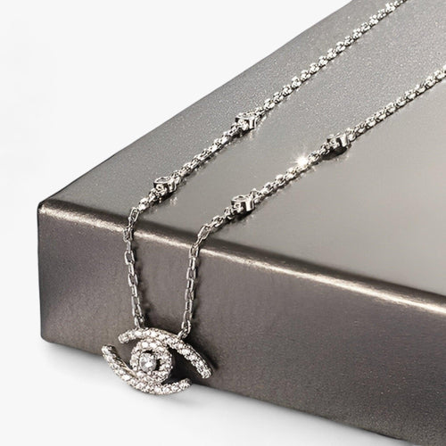Levoire | Élégant Collier En Cristal De Protection Pour Les Yeux
