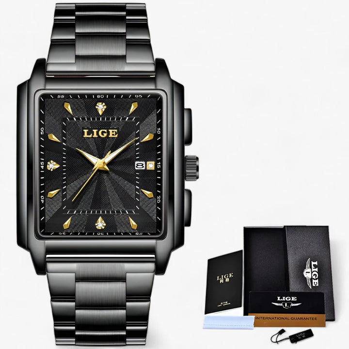 Levoire | Montre Premium Étanche Noir Or