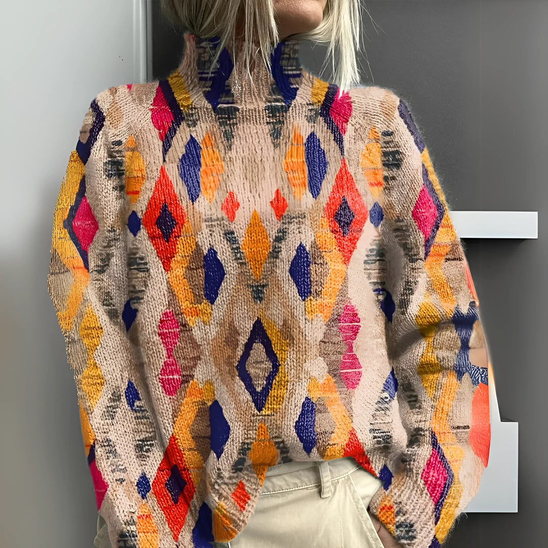 Levoire | Pull à motif géométrique losange