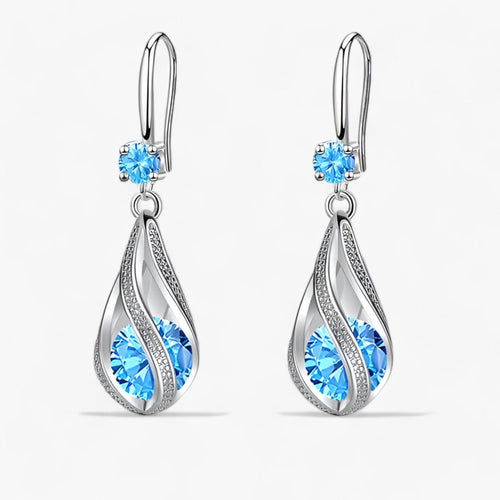 Levoire | Boucles D'Oreilles En Zircon Cristaux Sterlinghopeakristalli