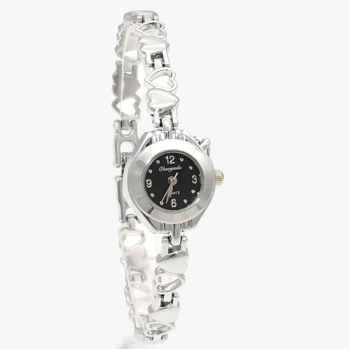 Levoire | Montre À Quartz Romaine Argent Noir