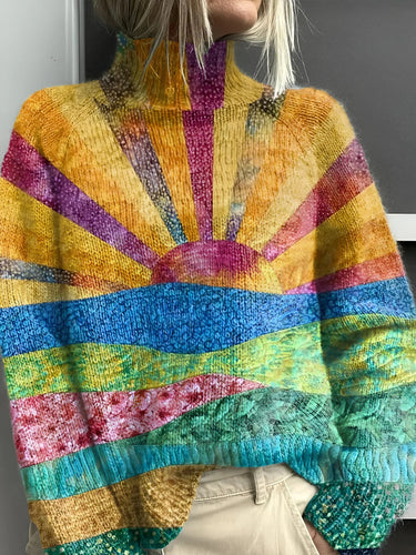 Levoire | Pull À Col Roulé Lisse Et Coloré