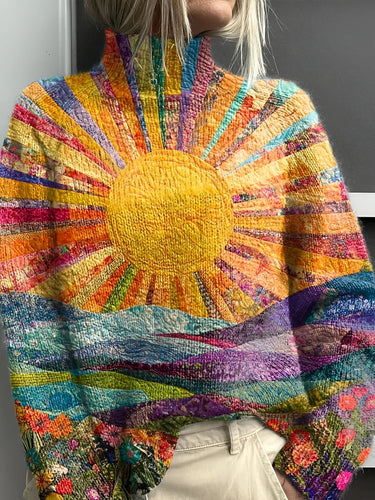 Levoire | Pull À Col Roulé Multicolore Et Joyeux