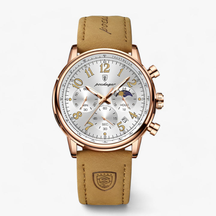 Levoire | Montre Avec Cadran En Acier Et Bracelet En Silicone Durable Ruusukulta Blanc