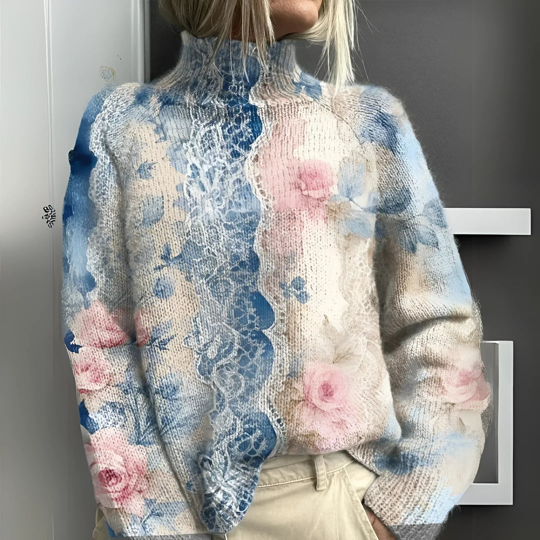 Levoire | Pull Avec Motif Floral Élégant