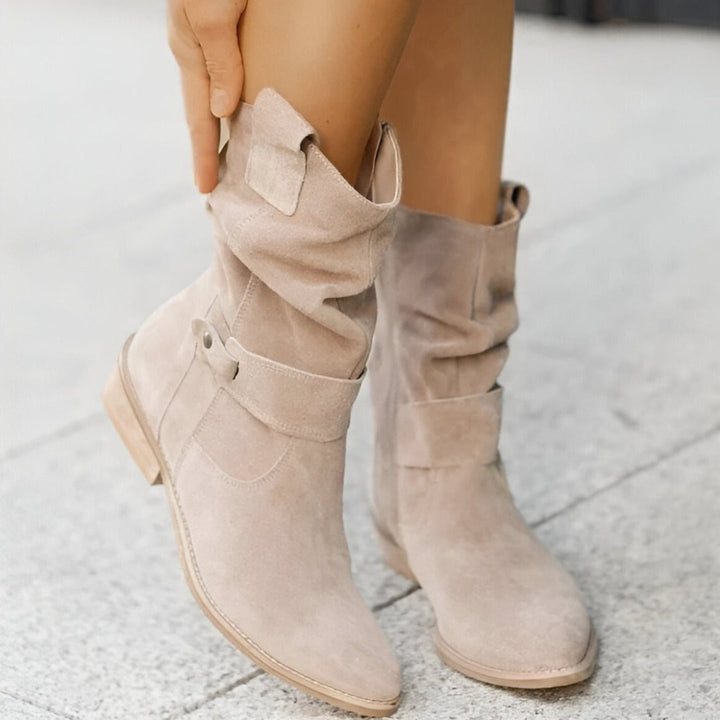 Levoire | Bottes Lisses Confortables Avec Fermeture Latérale