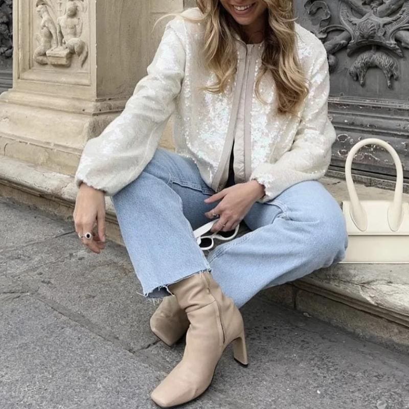 Levoire | Veste Bomber Avec Sequins
