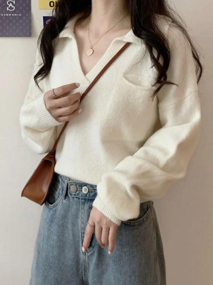Levoire | Pull Court En Tricot Avec Poches