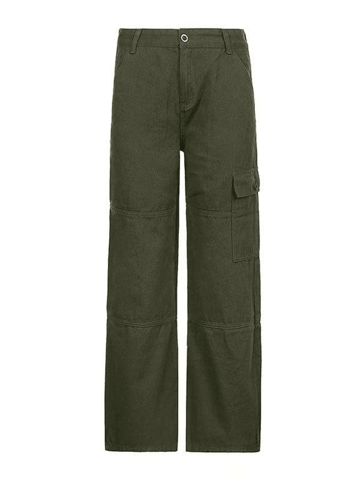 Levoire | Pantalon Cargo Droit Avec Poches Raffinées