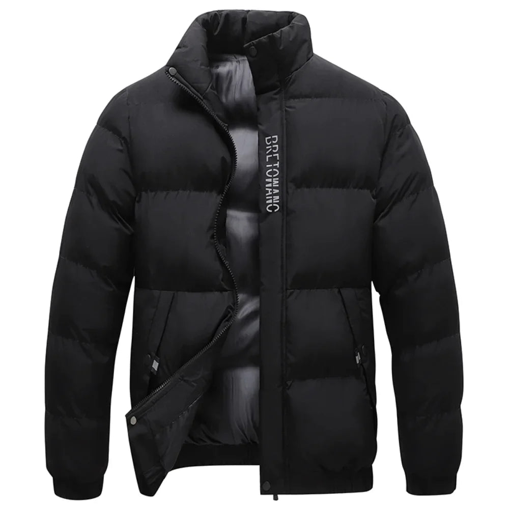 Levoire | Veste Chaude À Manches Longues Avec Fermeture Éclair Noir