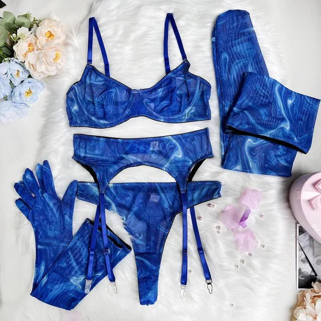 Levoire | Set De Lingerie Tie-Dye 5 Pièces