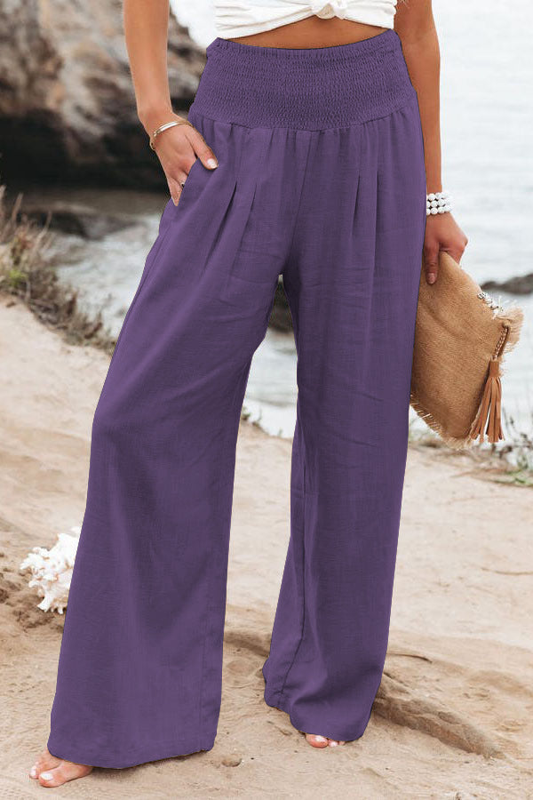 Levoire | Trendy Wide Leg Pants For A Casual Style Lilla