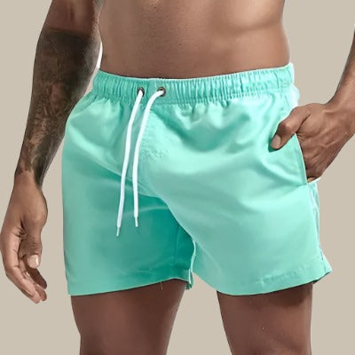 Levoire | Pantalon De Bain Pour Hommes Sèche Rapide, Confortable & Classique Turquoise