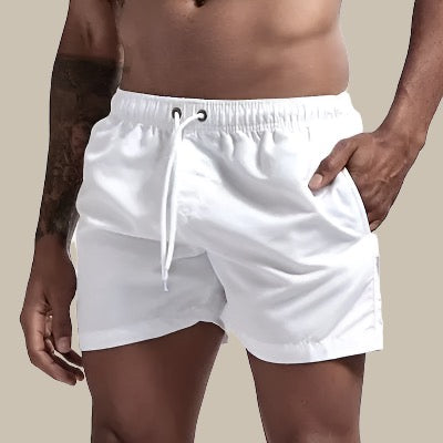 Levoire | Pantalon De Bain Pour Hommes Sèche Rapide, Confortable & Classique Blanc