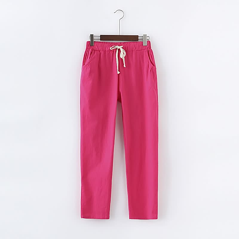 Levoire | Pantalon Classique Pour Femmes Rose Rouge