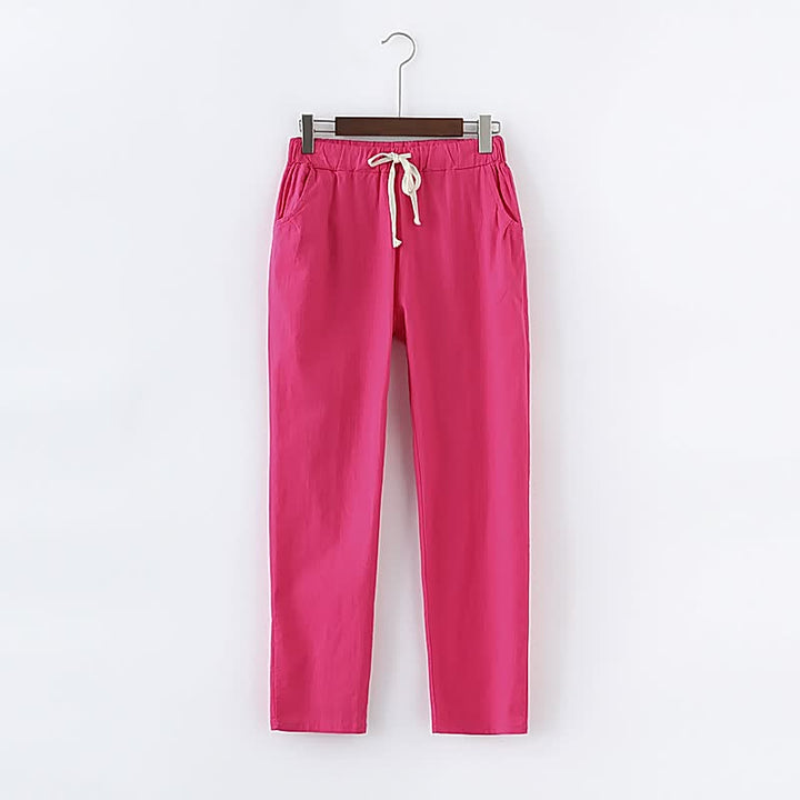Levoire | Pantalon Classique Pour Femmes Rose Rouge