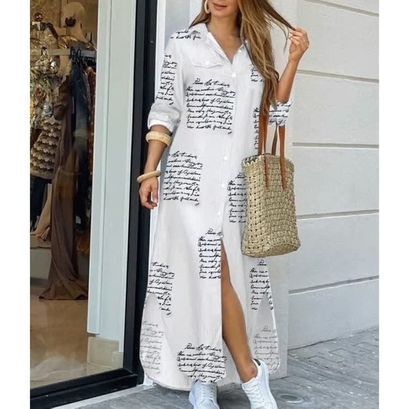 Levoire | Robe De Rue Longue Style Blanc 1