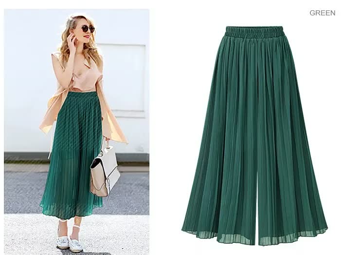 Levoire | Pantalon À Hauts Jambes Pour Femmes Vert