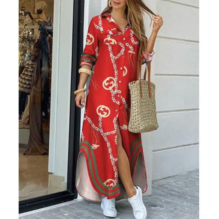 Levoire | Robe De Rue Longue Style Rouge