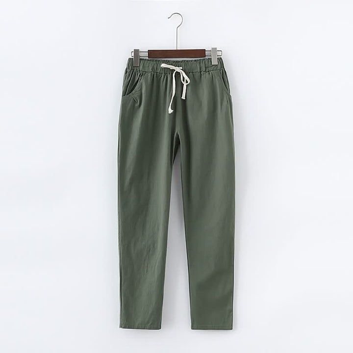 Levoire | Pantalon Classique Pour Femmes Vert foncé