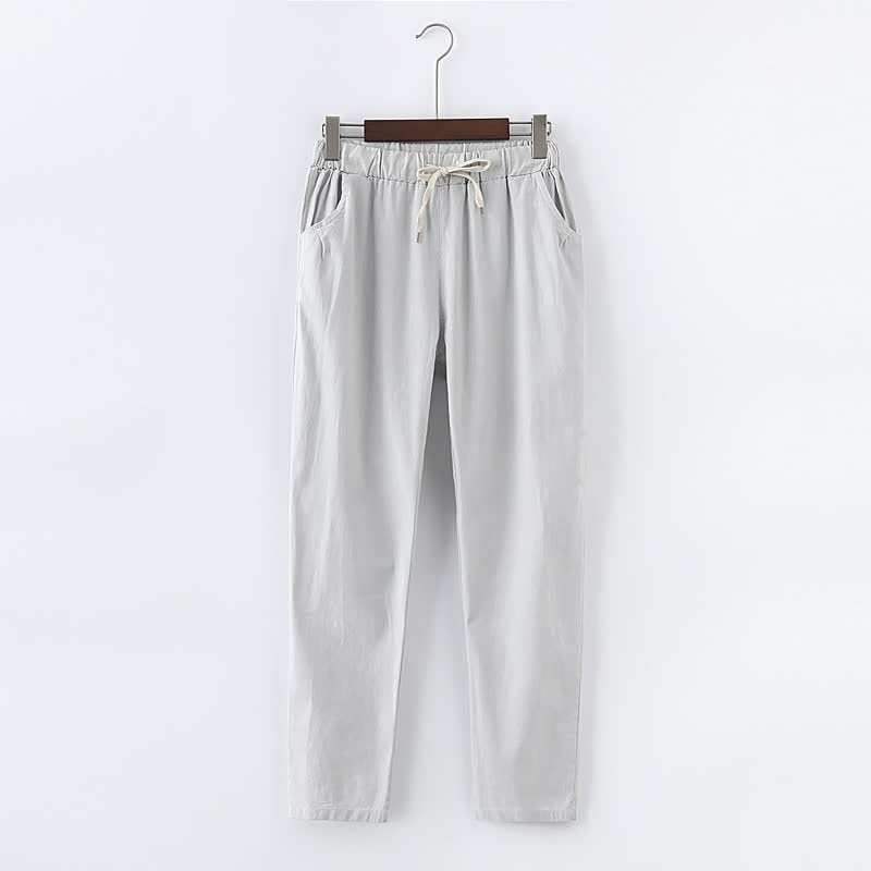 Levoire | Pantalon Classique Pour Femmes Gris Clair