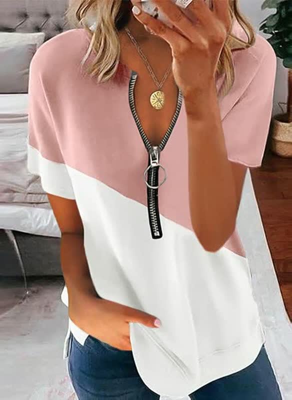 Levoire | Chemise D'Été Décontractée Pour Femmes Rose